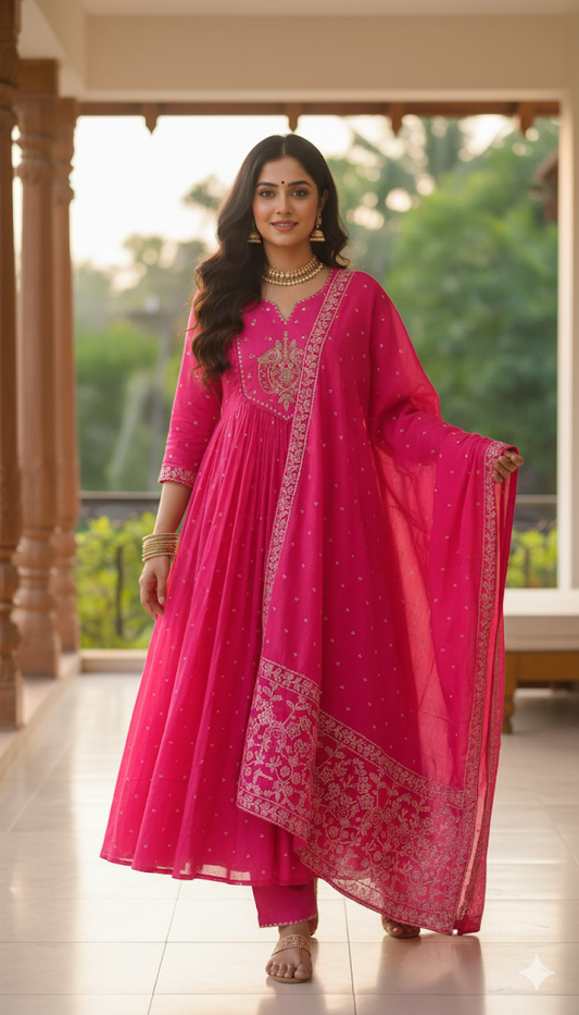 Mul Cotton Kurti set